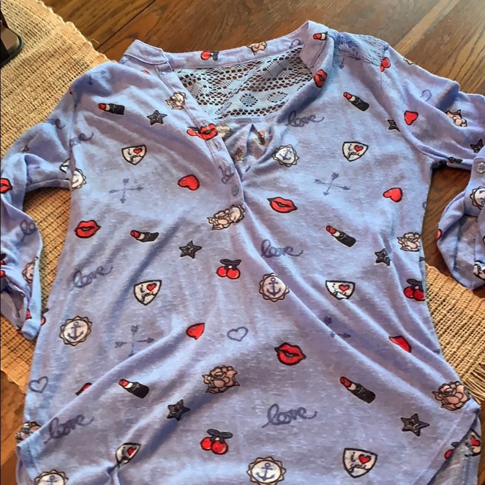 Baby Blue Blouse